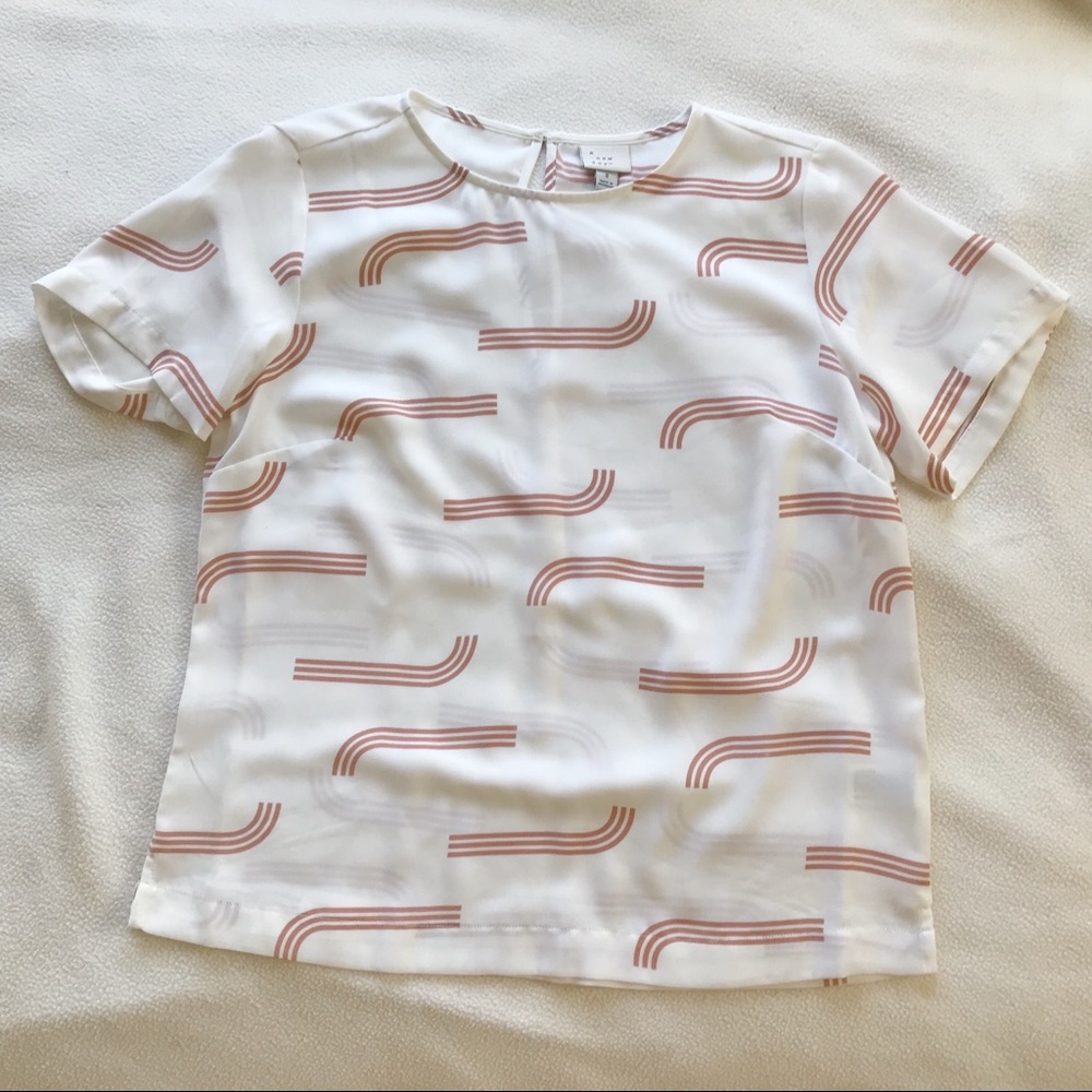 Pattern chiffon top